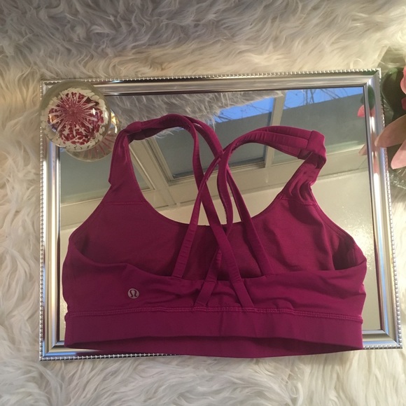 ❌SOLD❌💗💜EUC Lululemon Energy Bra - Picture 4 of 7